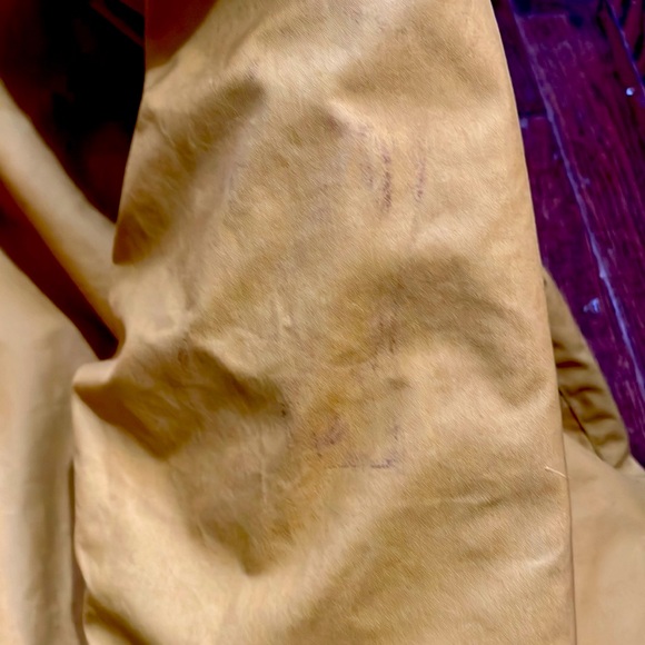 W18 - Men's Knightsbridge Staywax Jacket - MUSTARD size large - Picture 8 of 9